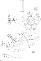 Fits 2005 Can-Am Atvs Gas Hose, OEM Part # 709000104