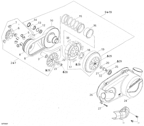 Fits 2005-2007 Can-Am Rally 175 Ball Bearing, OEM Part # A961006203LLU