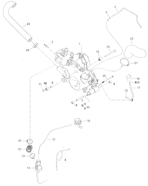 Fits 2005-2007 Can-Am Rally 175 Rear Crankcase Axle, OEM Part # A11151179000