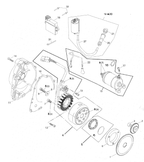 Fits 2005-2007 Can-Am Rally 175 Ignition Cover, OEM Part # A11330179000
