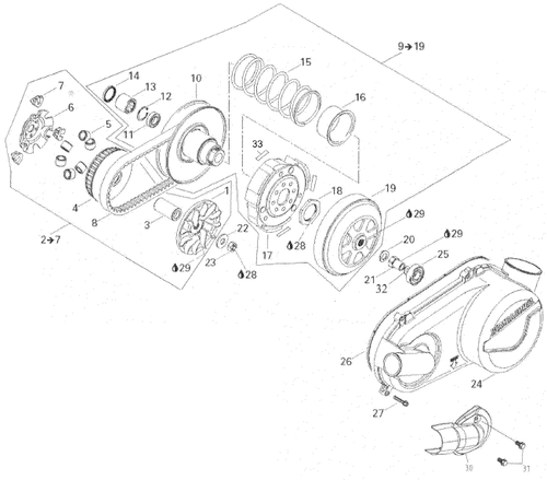 Fits 2005-2007 Can-Am Rally 175 Spring Plate, OEM Part # A22540201000