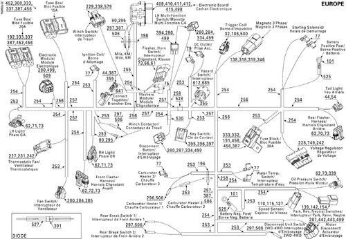 Fits 2003-2008 Can-Am Atvs Female Terminal Housing, 6 Circuits, OEM Part # 710000503