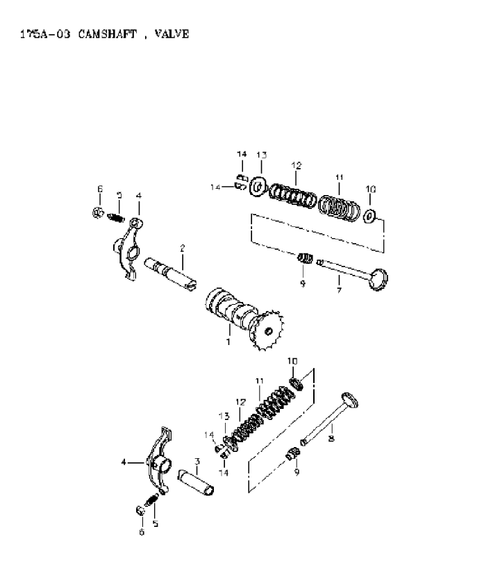 Fits 2006-2007 Can-Am Mini DS 90 4-strokes Valve Spring Seat, OEM Part # A14775120000