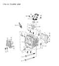 Fits 2006-2007 Can-Am Mini DS 90 4-strokes Cylinder Head, OEM Part # A12201175000