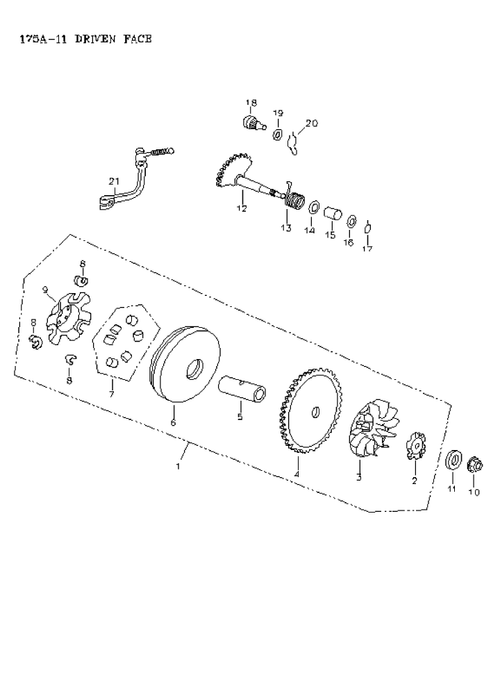 Fits 2006-2007 Can-Am Mini DS 90 4-strokes Washer Flat, OEM Part # A941011017010