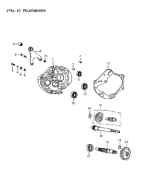Fits 2006-2007 Can-Am Mini DS 90 4-strokes Drive Shaft, OEM Part # A23411133000