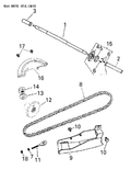 Fits 2006-2007 Can-Am Mini DS 90 4-strokes Drive Chain, OEM Part # A40530149000