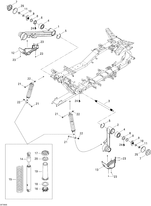 Fits 2004-2015 Can-Am Atvs Protector, OEM Part # 503190436