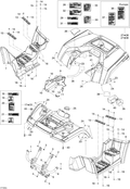 Fits 2006-2008 Can-Am Atvs RH Cap, OEM Part # 705001900