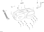 Fits 2006-2007 Can-Am Mini DS 90 4-strokes Cover LH, OEM Part # A11341175000