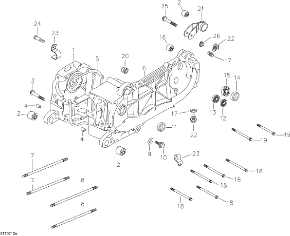 Fits 2006-2007 Can-Am Mini DS 90 4-strokes Stud Bolt, OEM Part # A9100107168