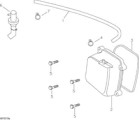 Fits 2006-2007 Can-Am Mini DS 90 4-strokes Cylinder Head Cover, OEM Part # A12310133000