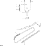 Fits 2006-2007 Can-Am Mini DS 90 4-strokes Adjuster Plug, OEM Part # A14552133000