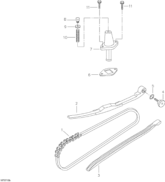 Fits 2006-2007 Can-Am Mini DS 90 4-strokes Oil Ring, OEM Part # A91315120000