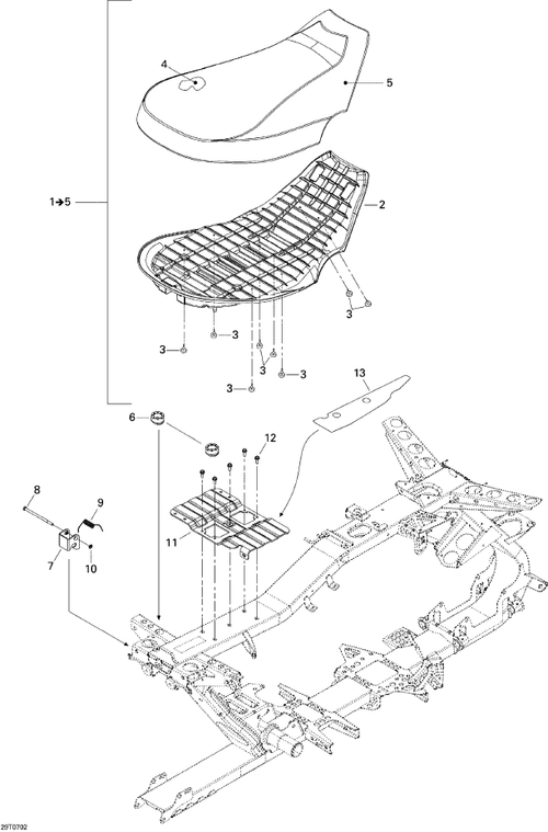 Fits 2003-2008 Can-Am Atvs Reflecting Sheet, OEM Part # 708000198