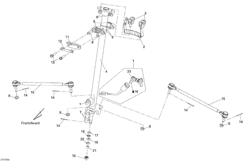 Fits 2006-2007 Can-Am DS 250, CE Flange U Nut, OEM Part # S90304M9Q000