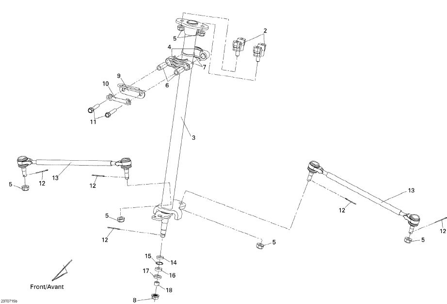 Fits 2006-2007 Can-Am DS 250 NA / Inter / DS 250, CE Self Lock Nut 14 Mm, OEM Part # S90305GW0901A