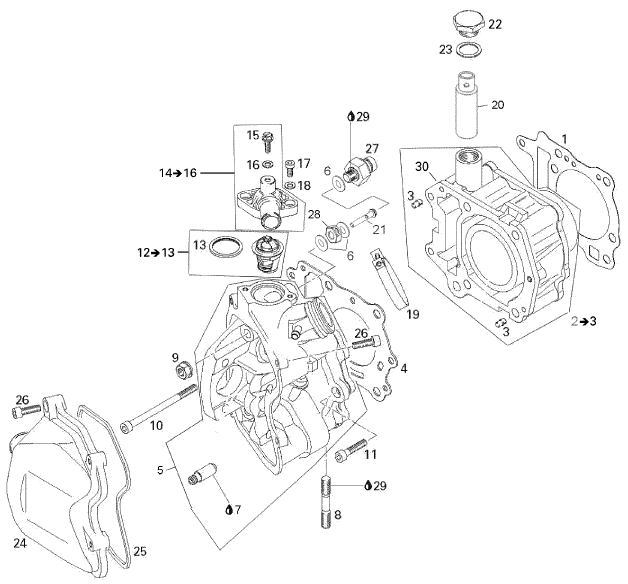 Fits 2005-2007 Can-Am Rally 175 Gasket, OEM Part # A12191179000