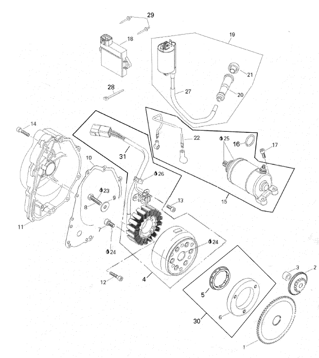 Fits 2005-2007 Can-Am Rally 175 Pop Rivet, OEM Part # A90662118000