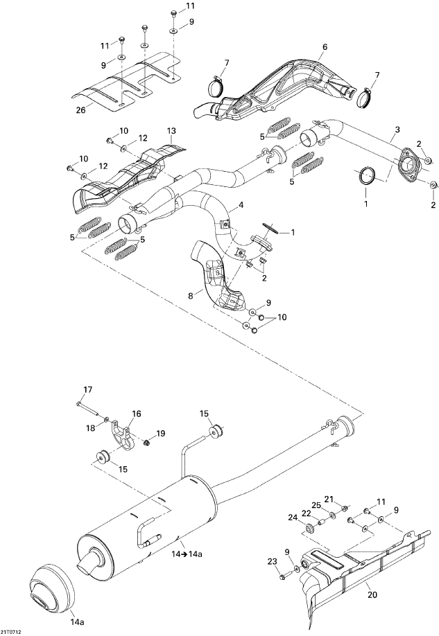 Fits 2006-2007 Can-Am Atvs Pipe-Tuned, OEM Part # 707600505