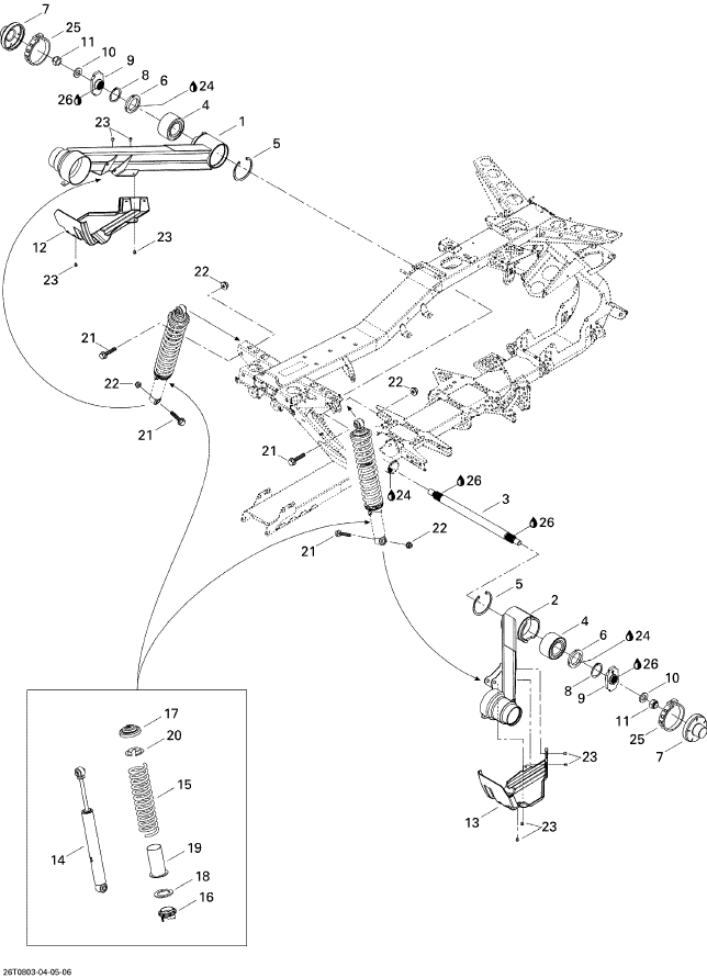 Fits 1999-2015 Can-Am Atvs Spring Seat, OEM Part # 706000533