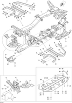 Fits 2007-2012 Ski-Doo Snowmobiles Mid Tube, OEM Part # 705201992
