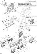 Fits 2007-2011 BRP Apache Track Kit Carriage Bolt 3/8-16X5 Gr.5, OEM Part # 250000266