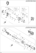 Fits 2009-2011 Can-Am DS 450 CE STD & X (3F9D,3G9D) / DS 450 EFI / DS 450 Xxc, Xmx EFI Hardware Kit, OEM Part # 705600667