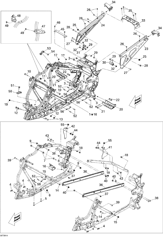 Fits 2008-2015 Can-Am Atvs Plate Support, OEM Part # 705201898