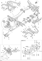 Fits 2007-2012 Ski-Doo Snowmobiles Mid Tube, OEM Part # 705201992