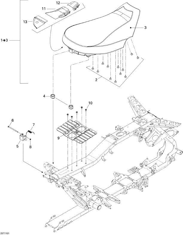 Fits 2008-2015 Can-Am Atvs Reflecting Sheet, OEM Part # 708000649