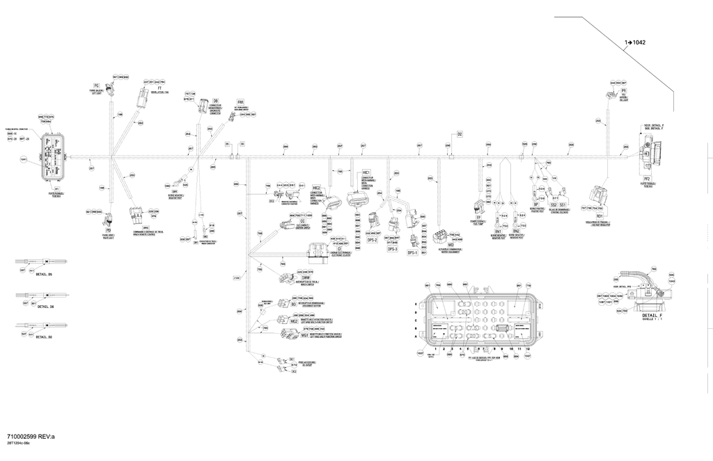 Fits 2010-2012 Ski-Doo Snowmobiles Seal, OEM Part # 710001637