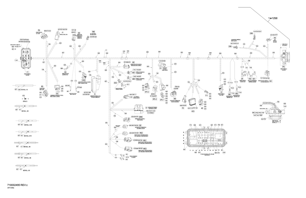 Fits 2010-2012 Ski-Doo Snowmobiles Seal, OEM Part # 710001637