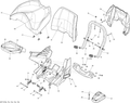 Fits 2013-2014 Can-Am Atvs Passenger Support Backrest Kit, OEM Part # 703500809