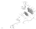 Fits 2008-2015 Can-Am Atvs Hose Outlet Radiator, OEM Part # 709200198