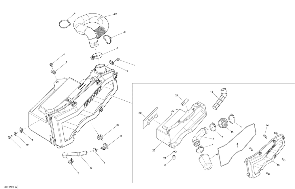 Fits 2008-2015 Can-Am Atvs Rigid Adaptor, OEM Part # 707800265