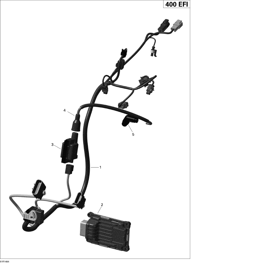 Fits 2008-2015 Can-Am Atvs Engine Wiring Harness Ass Y, OEM Part # 420265838