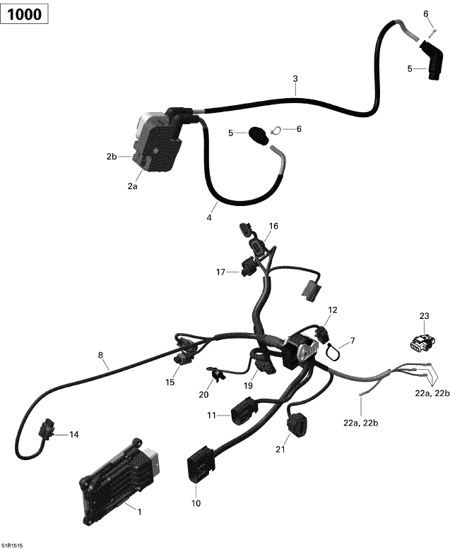 Fits 2015 Can-Am Outlander MAX 1000 EFI / Outlander MAX 1000 EFI LTD Ecm, Engine Control Module, OEM Part # 420264977