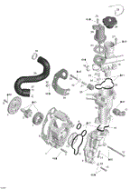 Sea-Doo - OEM schematic diagram - Part # 2572-420630240 - 02- Oil Separator 1 | 02- Oil Separator | 01- Oil Separator | 5770 - Ref # 9