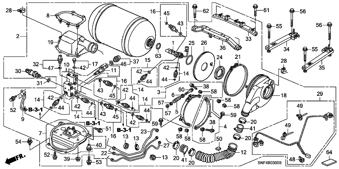 Honda New 2006-2011 Fits Honda Civic Pipe B, Fuel Filler, Part # 17780-SNF-A00
