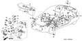 Honda New 2005-2006 Fits Honda Insight Dashboard Wire Harness, Part # 32150-S3Y-A13