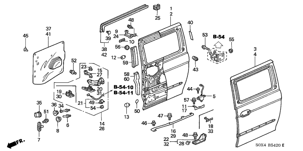 New 2002-2004 Fits Honda Odyssey Cover A, Slide Door Hook, Part # 72616-S0X-A11