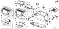 Honda New 2013-2015 Fits Honda Crosstour Panel Assy., Center *NH693L* (GUN METALLIC), Part # 77250-TP6-A11ZA