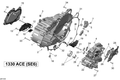 Fits 2014-2015 Can-Am Motorcycles Valve Housing, OEM Part # 420211122