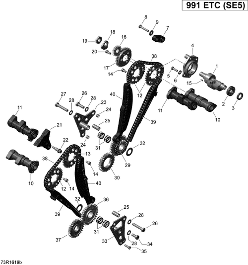 Fits 2000-2016 Can-Am Motorcycles Socket Head Screw M6 X 20, OEM Part # 420240404