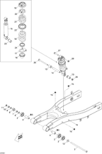 Fits 2008-2011 Can-Am Motorcycles Spacer, OEM Part # 706000540