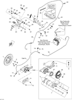 Fits 2011-2012 Can-Am Motorcycles Brake Pedal, OEM Part # 705600838