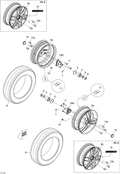 Fits 2011-2012 Can-Am Motorcycles Rim_14 Inch B-160 X 5, OEM Part # 706201289