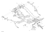 Fits 2010-2012 Can-Am Motorcycles RH Support, OEM Part # 705203271