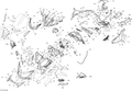 Fits 2012-2013 Can-Am Motorcycles Front Console Bronze, OEM Part # 705007270